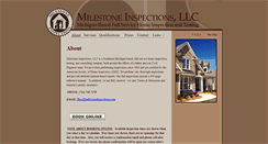 Desktop Screenshot of milestoneinspections.com